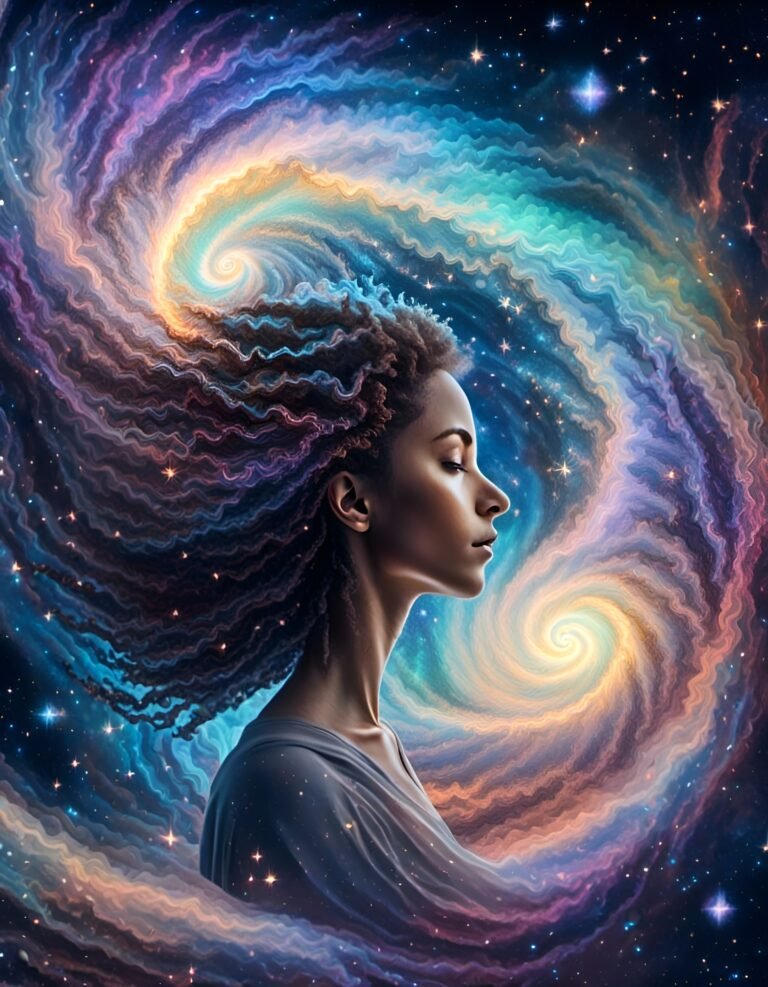 woman finding peace within during spiritual awakening